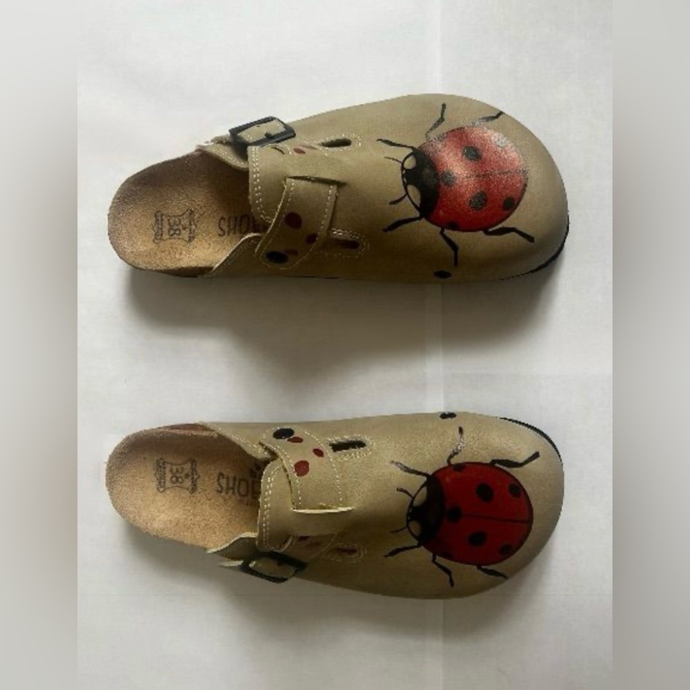 Ladybug Design Clogs